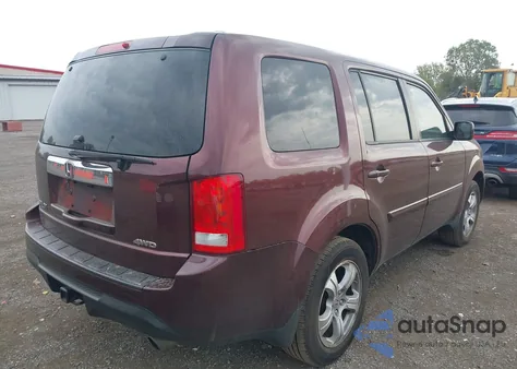2012 Honda Pilot Ex-L из США, поврежденный, VIN 5FNYF4H59CB040012
